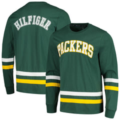 Green Bay Packers Tommy Hilfiger Nolan Long Sleeve T-Shirt - Green/Gold T-shirts