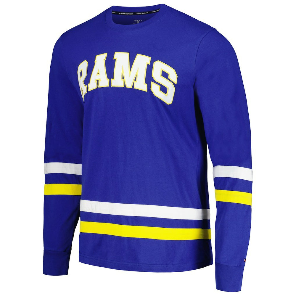 Los Angeles Rams Tommy Hilfiger Nolan Long Sleeve T-Shirt - Royal/Gold T-shirts