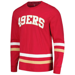 San Francisco 49ers Tommy Hilfiger Nolan Long Sleeve T-Shirt - Red/Gold T-shirts