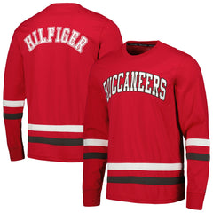 Tampa Bay Buccaneers Tommy Hilfiger Nolan Long Sleeve T-Shirt - Red/Pewter T-shirts