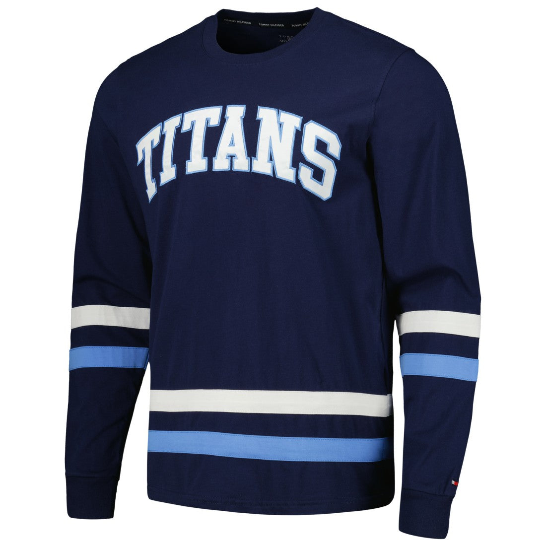 Tennessee Titans Tommy Hilfiger Nolan Long Sleeve T-Shirt - Navy/Light Blue T-shirts
