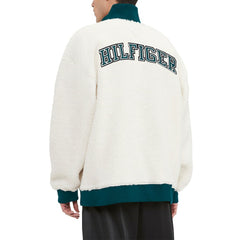 Philadelphia Eagles Tommy Hilfiger Jordan Sherpa Quarter-Zip Sweatshirt - Cream Sweatshirts