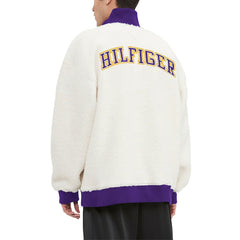 Minnesota Vikings Tommy Hilfiger Jordan Sherpa Quarter-Zip Sweatshirt - Cream Sweatshirts