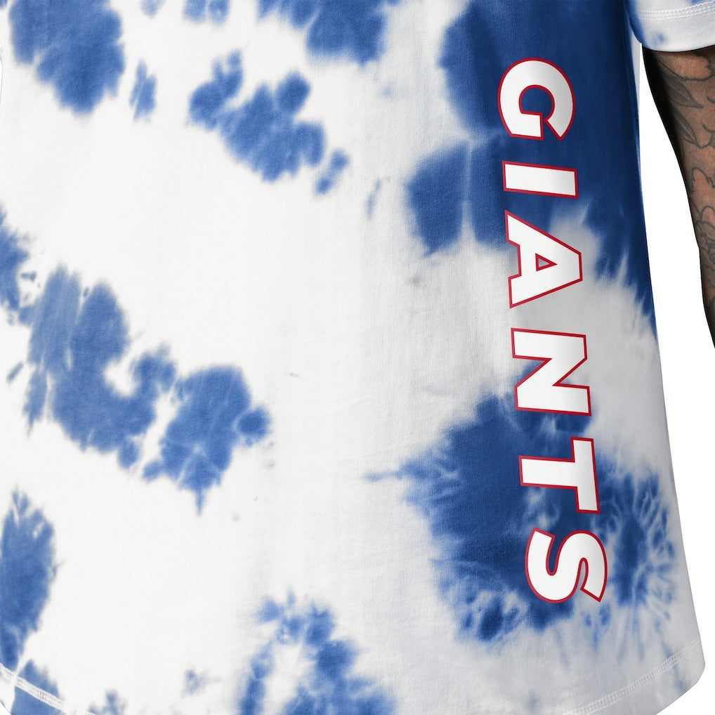 New York Giants MSX by Michael Strahan Freestyle Tie-Dye T-Shirt - Royal T-shirts