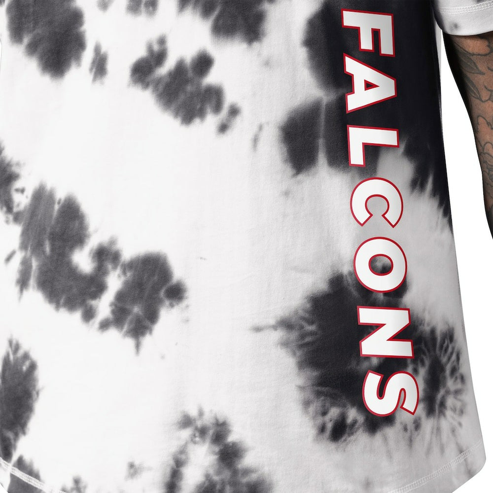 Atlanta Falcons MSX by Michael Strahan Freestyle Tie-Dye T-Shirt - Black T-shirts