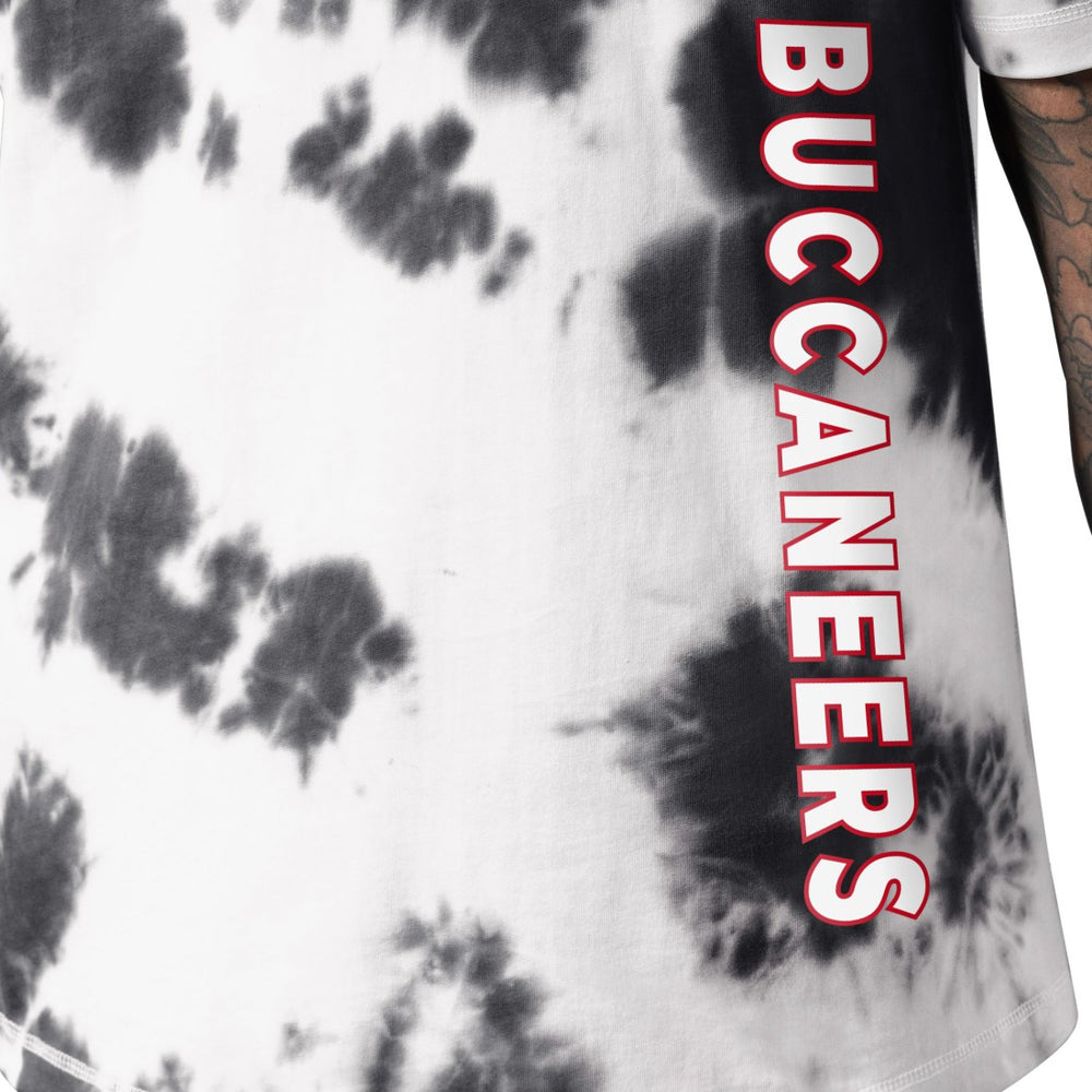 Tampa Bay Buccaneers MSX by Michael Strahan Freestyle Tie-Dye T-Shirt - Black T-shirts