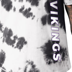 Minnesota Vikings MSX by Michael Strahan Freestyle Tie-Dye T-Shirt - Black T-shirts