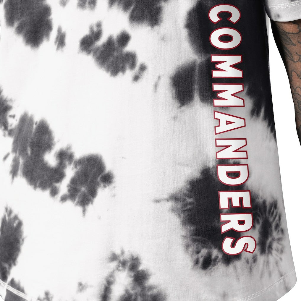 Washington Commanders MSX by Michael Strahan Freestyle Tie-Dye T-Shirt - Black T-shirts