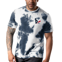 Houston Texans MSX by Michael Strahan Freestyle Tie-Dye T-Shirt - Navy T-shirts