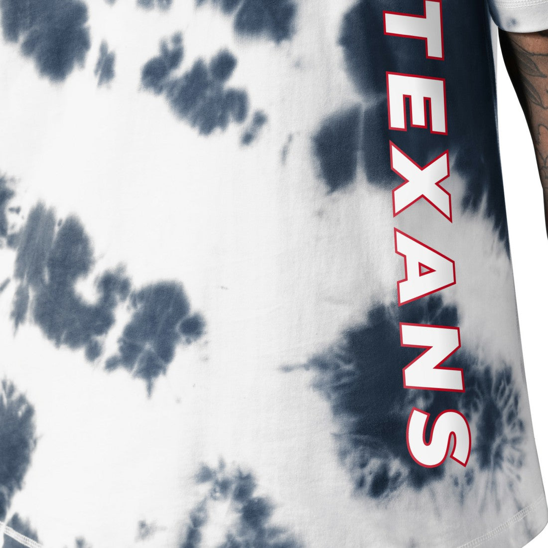 Houston Texans MSX by Michael Strahan Freestyle Tie-Dye T-Shirt - Navy T-shirts