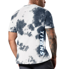 Tennessee Titans MSX by Michael Strahan Freestyle Tie-Dye T-Shirt - Navy T-shirts