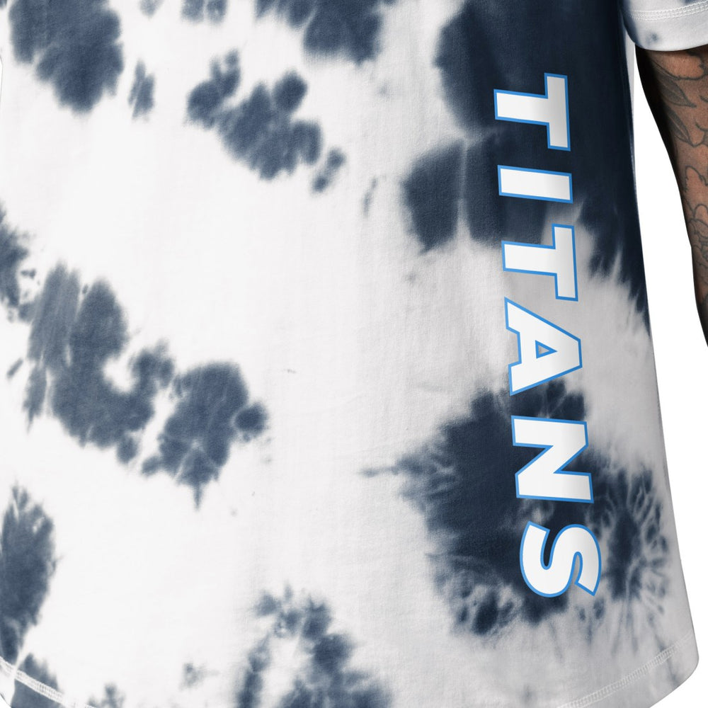 Tennessee Titans MSX by Michael Strahan Freestyle Tie-Dye T-Shirt - Navy T-shirts