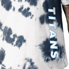 Tennessee Titans MSX by Michael Strahan Freestyle Tie-Dye T-Shirt - Navy T-shirts