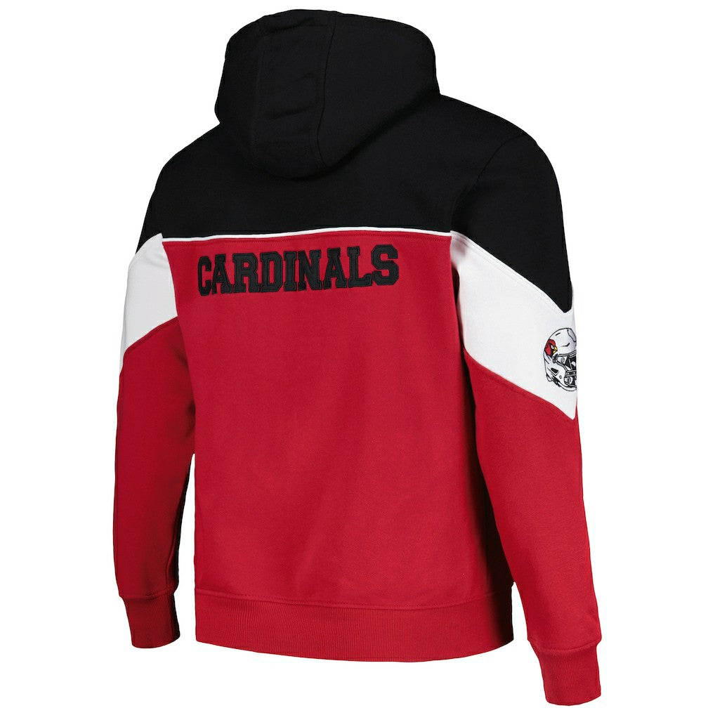 Arizona Cardinals Starter Running Back Full-Zip Hoodie - Cardinal/Black Hoodies