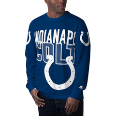 Indianapolis Colts Starter Clutch Hit Long Sleeve T-Shirt - Royal T-shirts