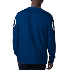 Indianapolis Colts Starter Clutch Hit Long Sleeve T-Shirt - Royal T-shirts