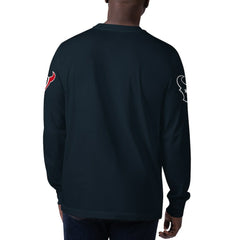 Houston Texans Starter Clutch Hit Long Sleeve T-Shirt - Navy T-shirts
