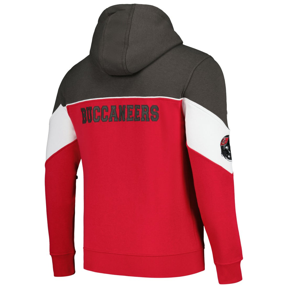 Tampa Bay Buccaneers Starter Running Back Full-Zip Hoodie - Red/Pewter Hoodies