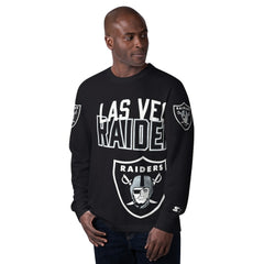 Las Vegas Raiders Starter Clutch Hit Long Sleeve T-Shirt - Black T-shirts
