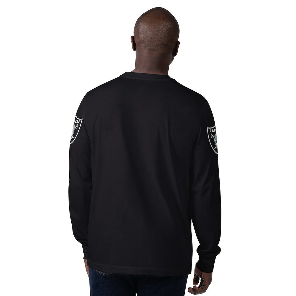 Las Vegas Raiders Starter Clutch Hit Long Sleeve T-Shirt - Black T-shirts