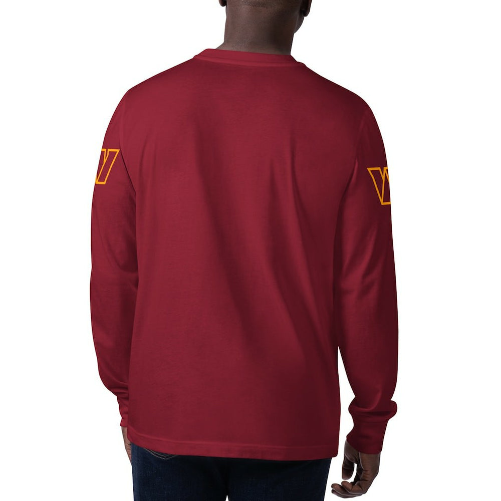 Washington Commanders Starter Clutch Hit Long Sleeve T-Shirt - Burgundy T-shirts