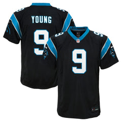 Bryce Young Carolina Panthers Youth Game Jersey - Black Jerseys