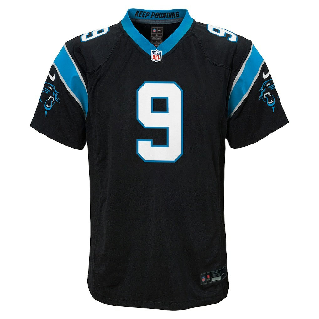 Bryce Young Carolina Panthers Youth Game Jersey - Black Jerseys