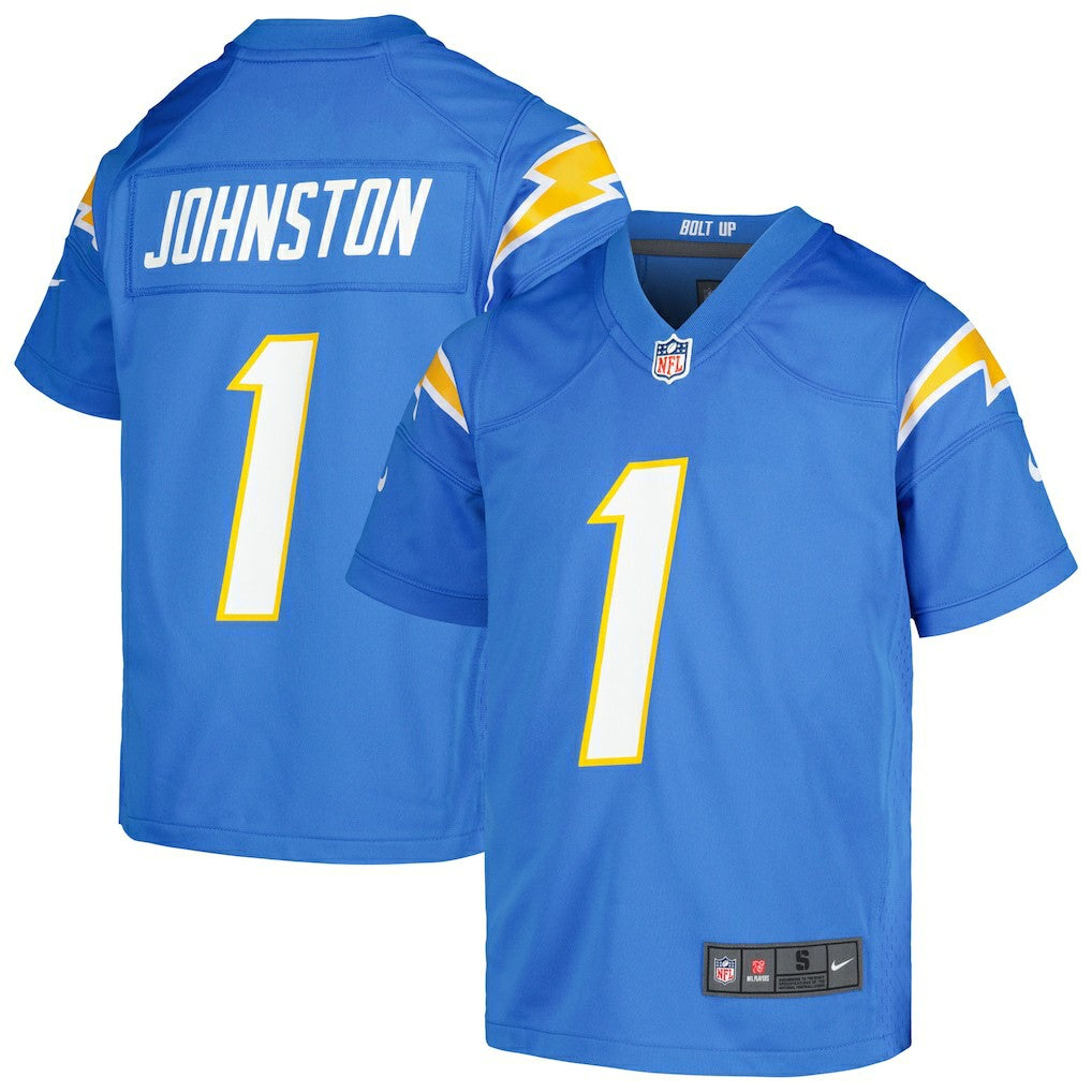 Quentin Johnston Los Angeles Chargers Youth Game Jersey - Powder Blue Jerseys