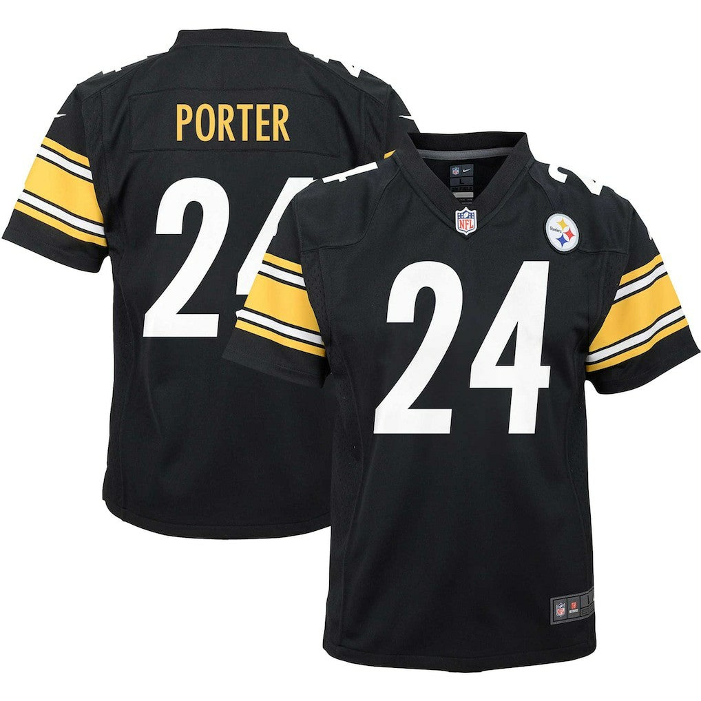 Joey Porter Jr. Pittsburgh Steelers Youth Game Jersey - Black Jerseys