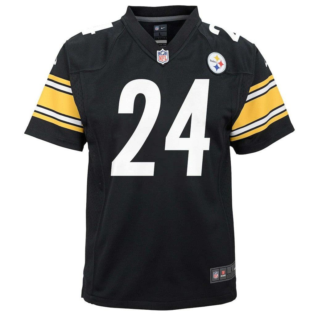 Joey Porter Jr. Pittsburgh Steelers Youth Game Jersey - Black Jerseys