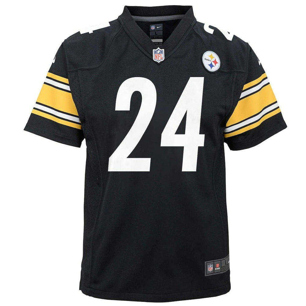 Joey Porter Jr. Pittsburgh Steelers Youth Game Jersey - Black Jerseys