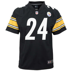 Joey Porter Jr. Pittsburgh Steelers Youth Game Jersey - Black Jerseys