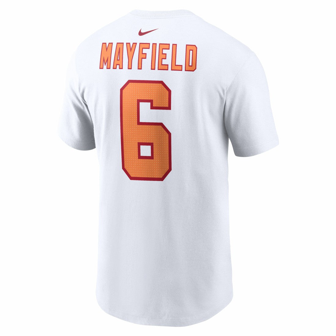 Baker Mayfield '76 Tampa Bay Buccaneers 50th Season Name & Number T-Shirt - White T-shirts