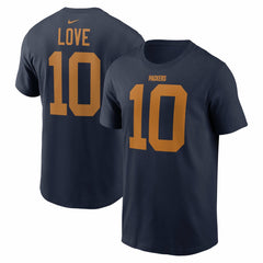 Jordan Love Green Bay Packers The 1923 Classic Name & Number T-Shirt - Navy T-shirts