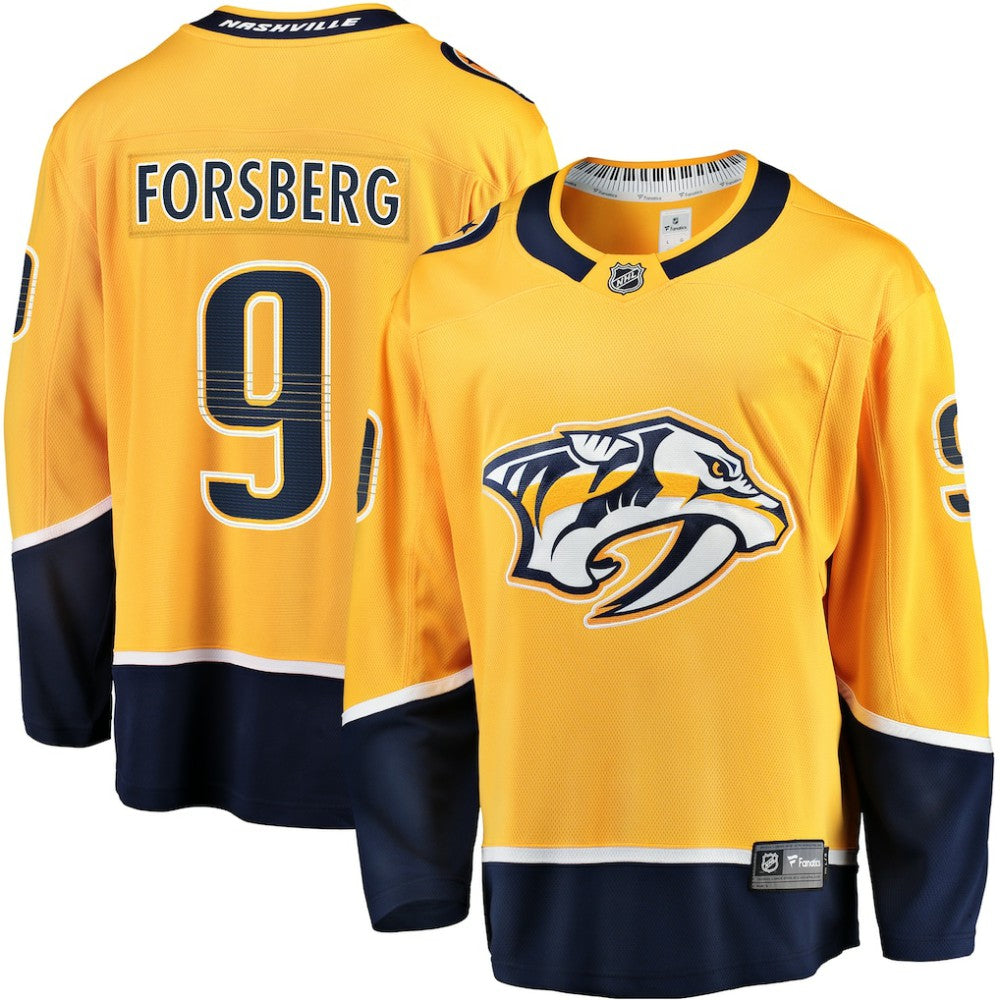 Filip Forsberg Nashville Predators Fanatics Home Breakaway Jersey - Gold | US 200119697