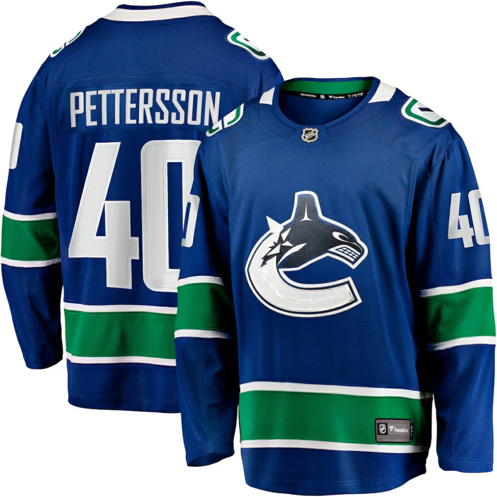 Elias Pettersson Vancouver Canucks Fanatics Home Breakaway Jersey - Blue | US 200119699
