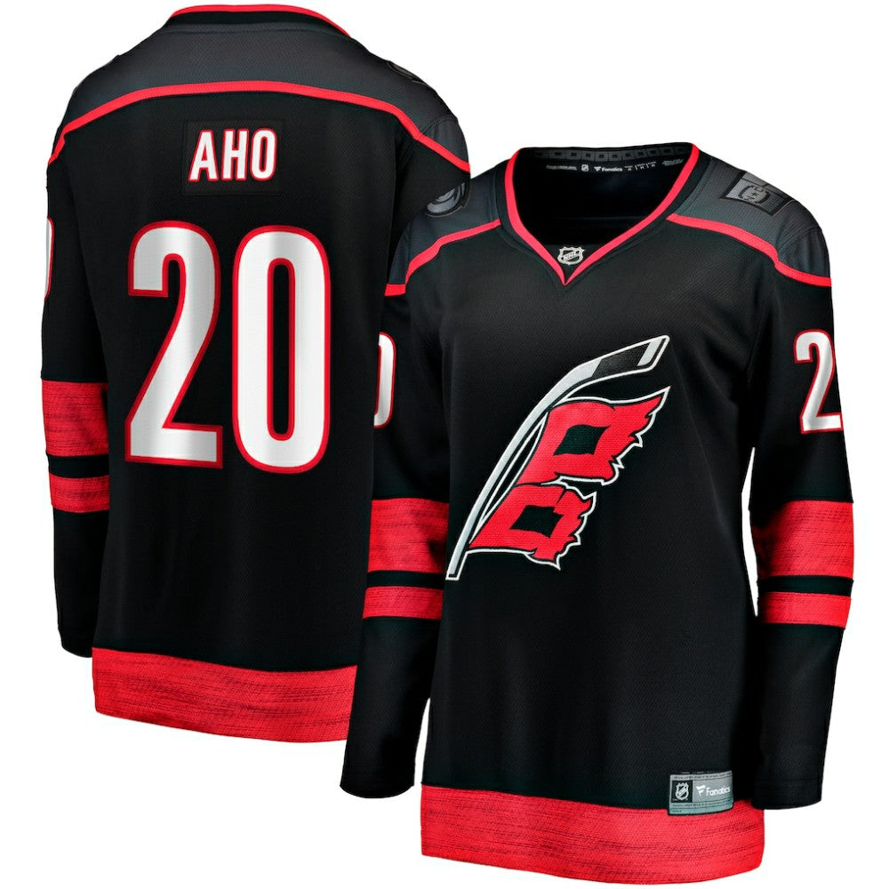 Sebastian Aho Carolina Hurricanes Fanatics Women's Home Breakaway Player Jersey - Black | US 200119702