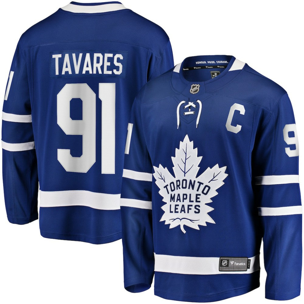 John Tavares Toronto Maple Leafs Fanatics Captain Patch Home Breakaway Jersey - Blue | US 200119708