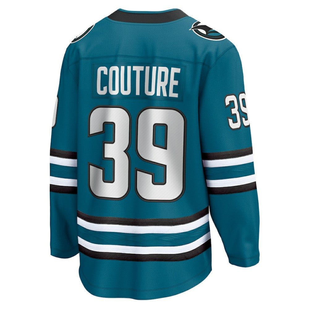 Logan Couture San Jose Sharks Fanatics Home Breakaway Jersey - Teal | US 200119711