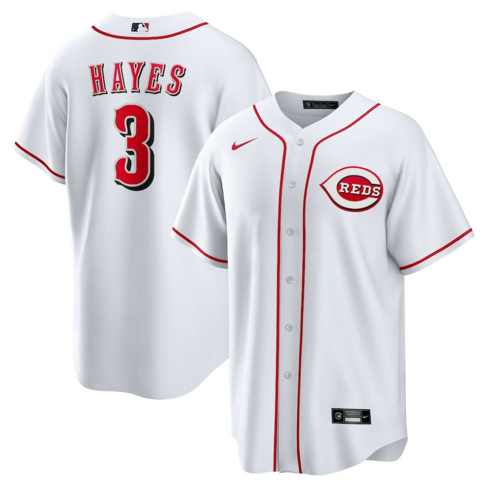 Ke'Bryan Hayes Cincinnati Reds Nike Home Replica Jersey - White Jerseys