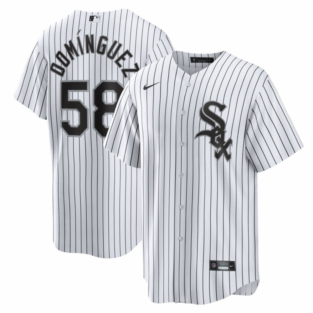 Seranthony Domínguez Chicago White Sox Nike Home Replica Jersey - White Jerseys