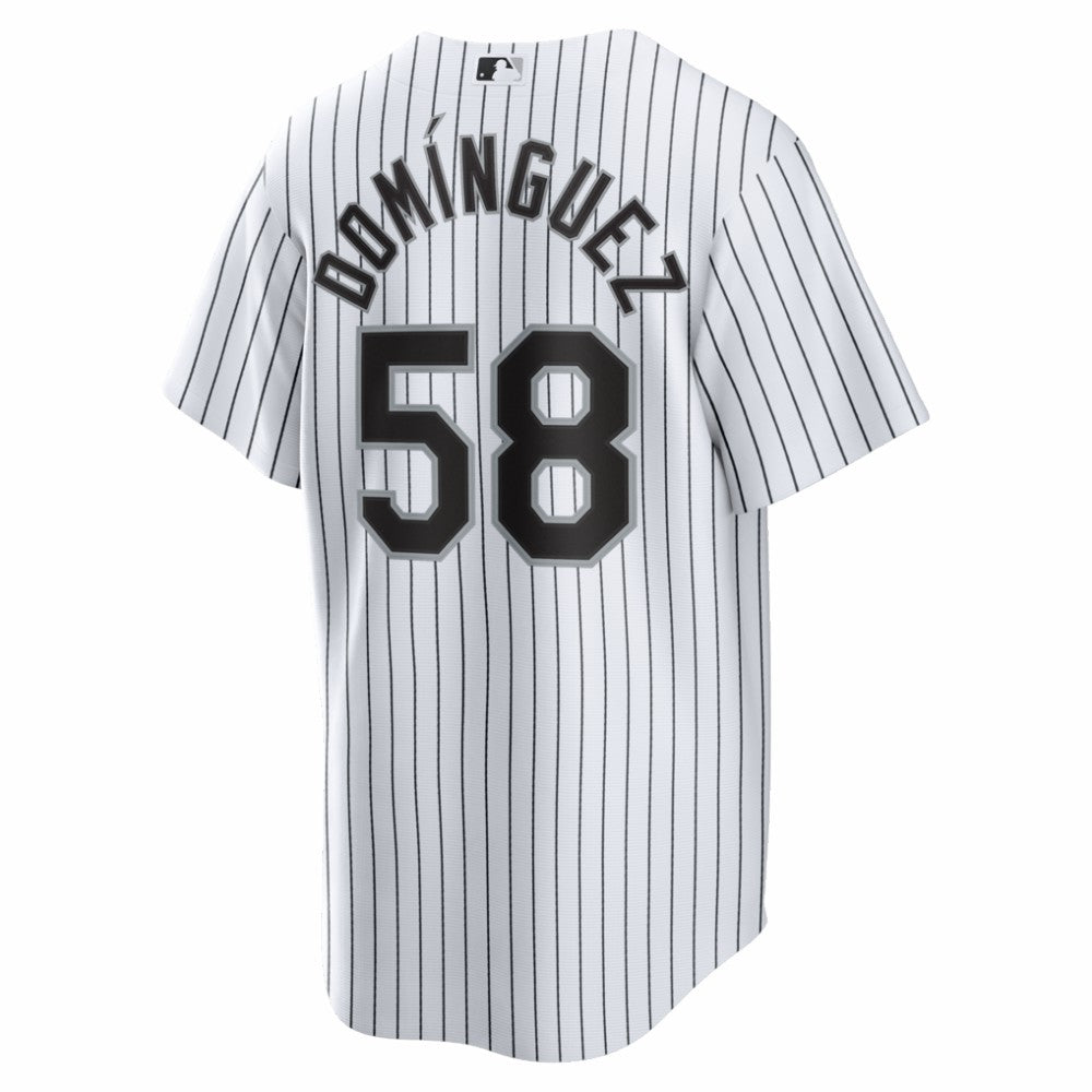 Seranthony Domínguez Chicago White Sox Nike Home Replica Jersey - White Jerseys