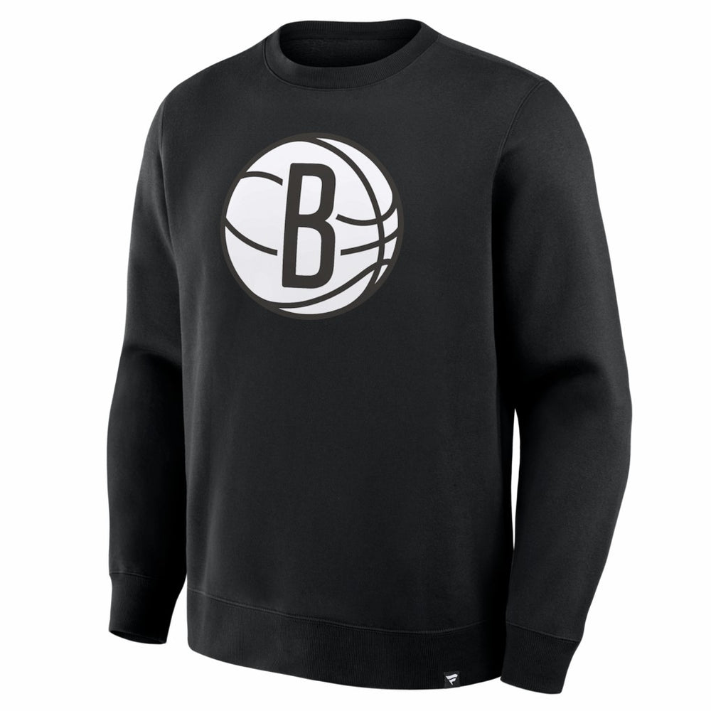 Brooklyn Nets Essential Legacy Sweatshirt Black - Fanatics
