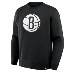 Brooklyn Nets Essential Legacy Sweatshirt Black - Fanatics