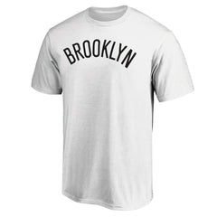 Brooklyn Nets Wordmark Alt T-Shirt White