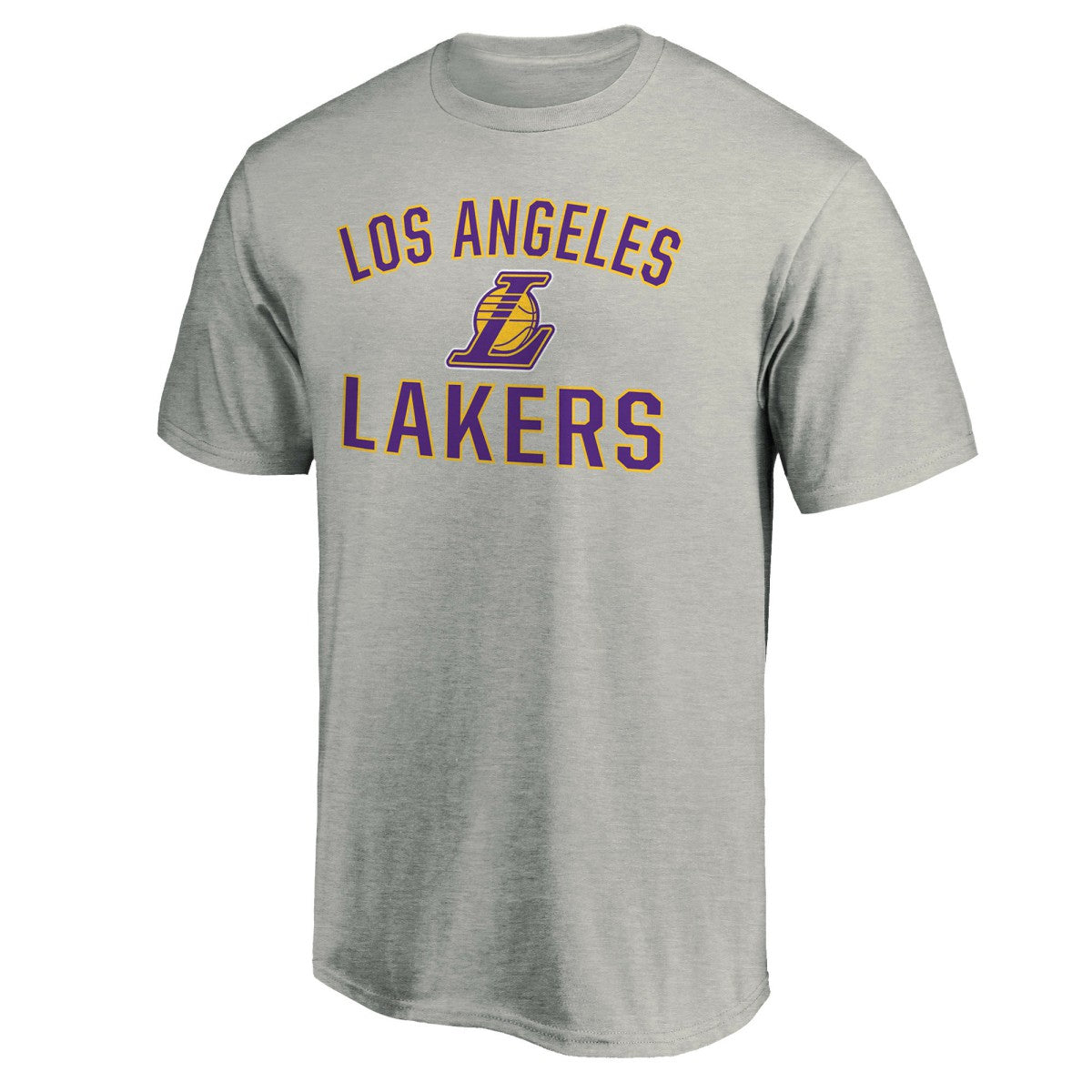 Los Angeles Lakers Victory Arch T-Shirt Heather Gray