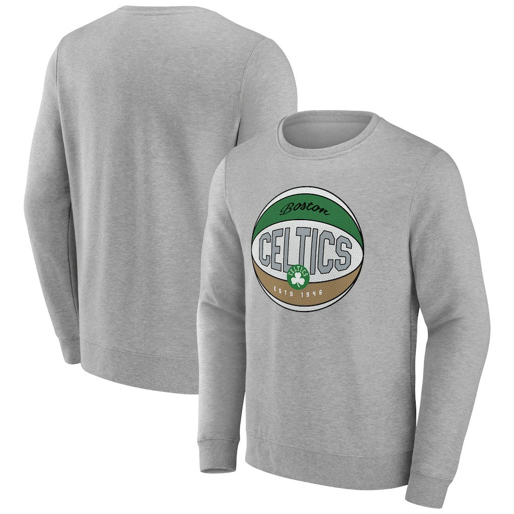 Boston Celtics Hard Color Pullover Sweatshirt Gray outlet