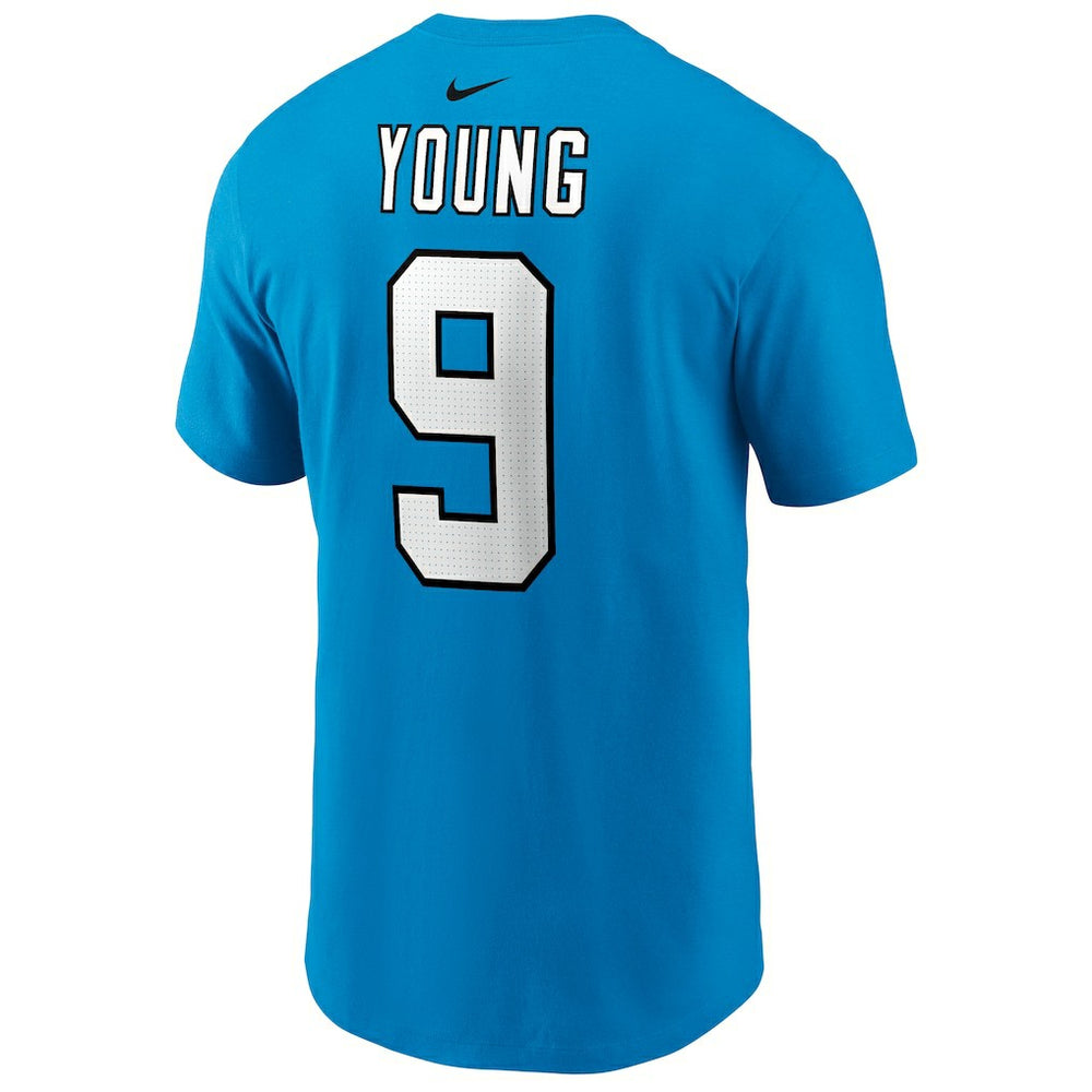 Bryce Young Carolina Panthers Player Name & Number T-Shirt - Blue T-shirts