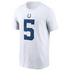 Anthony Richardson Indianapolis Colts Player Name & Number T-Shirt - White T-shirts