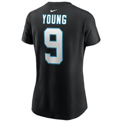 Bryce Young Carolina Panthers Women's Player Name & Number T-Shirt - Black T-shirts